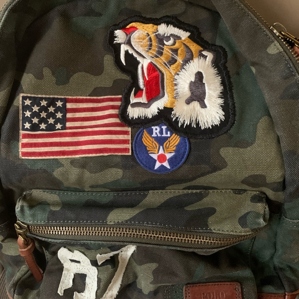 Ralph Lauren patchwork book-bag - Picture 2 of 3
